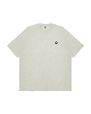 AAPE AAPENOW SPADES MOONFACE LOGO SHORT SLEEVE TEE (Oatmeal)