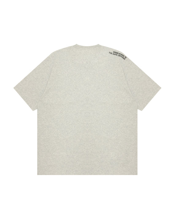 AAPE AAPENOW SPADES MOONFACE LOGO SHORT SLEEVE TEE (Oatmeal)
