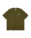 AAPE AAPENOW SPADES MOONFACE LOGO SHORT SLEEVE TEE (DEEP JUNGLE)