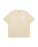 AAPE AAPENOW MOONFACE HEART LOGO SHORT SLEEVE TEE - CRACKER