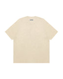 AAPE AAPENOW MOONFACE HEART LOGO SHORT SLEEVE TEE - CRACKER