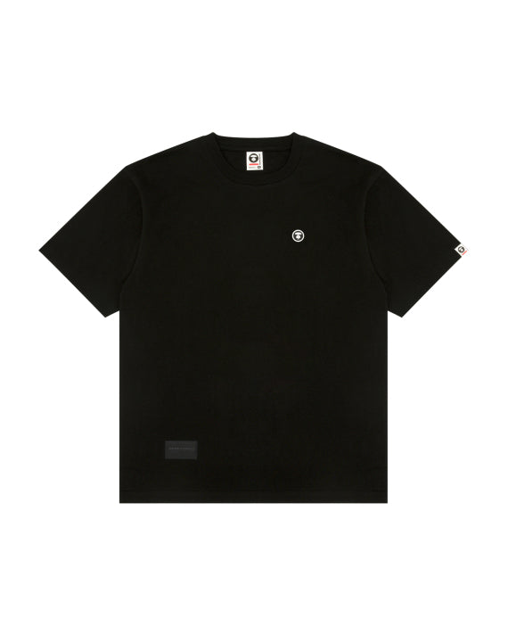 AAPE MOONFACE LOGO TEE (BLACK)