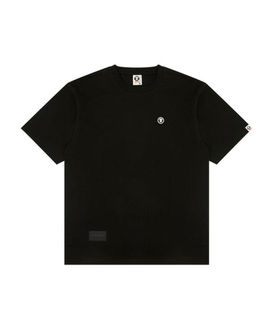 AAPE MOONFACE LOGO TEE (BLACK)