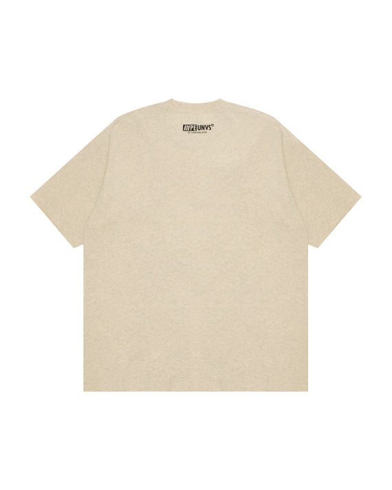 AAPE CAMO MOONFACE LOGO TEE - CRACKER KHAKI