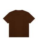 AAPE AAPEUNVS MULTI-LOGO TEE - BROWN