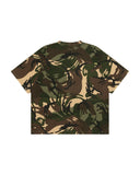 AAPE AAPEUNVS MOONFACE LOGO TEE - ARMY GREEN