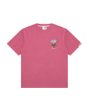 AAPE AAPEUNVS MOONFACE GRAPHIC TEE (CARMINE ROSE)