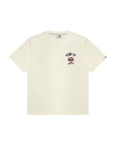 AAPE AAPEUNVS MOONFACE GRAPHIC TEE (CREAM)