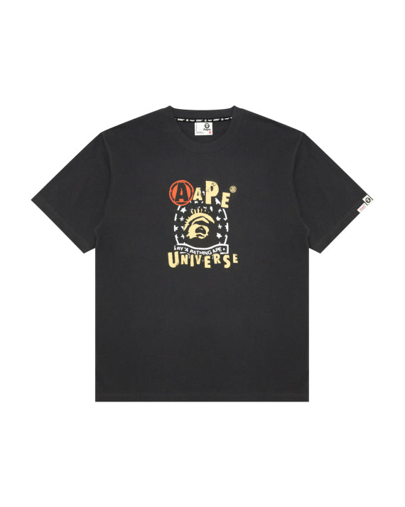AAPE AAPEUNVS GRAPHIC TEE (DARK GREY)