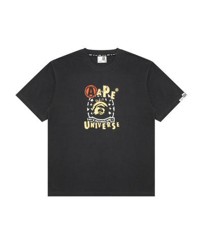 AAPE AAPEUNVS GRAPHIC TEE (DARK GREY)
