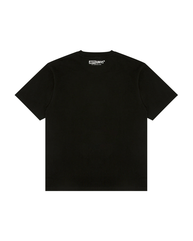 AAPE MOONFACE SE LOGO TEE - BLACK
