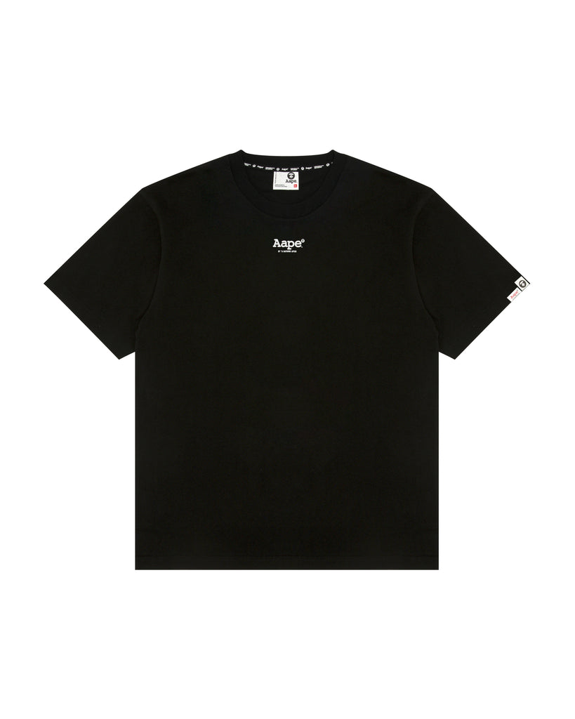 AAPE MOONFACE LOGO TEE - BLACK
