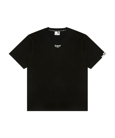 AAPE MOONFACE LOGO TEE - BLACK