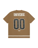 AAPE AAPEUNVS COTTON FOOTBALL JERSEY (BEIGE)