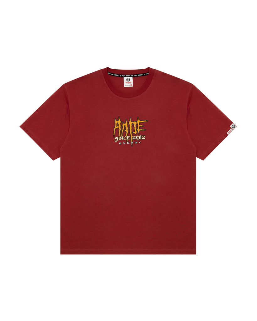 AAPE AAPEUNVS GRAPHIC TEE (RED)