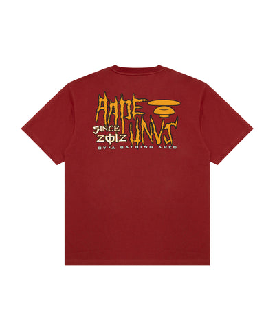 AAPE AAPEUNVS GRAPHIC TEE (RED)