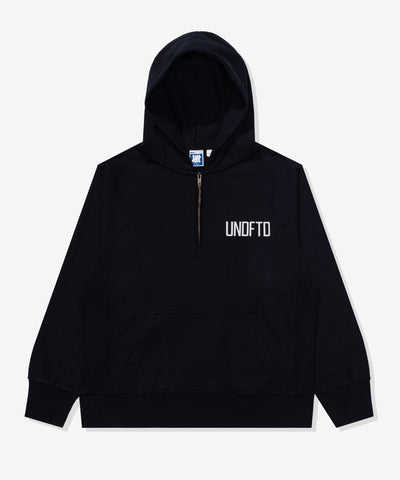 UNDEFEATED QUARTER ZIP PULLOVER HOOD - DEEP-NAVY