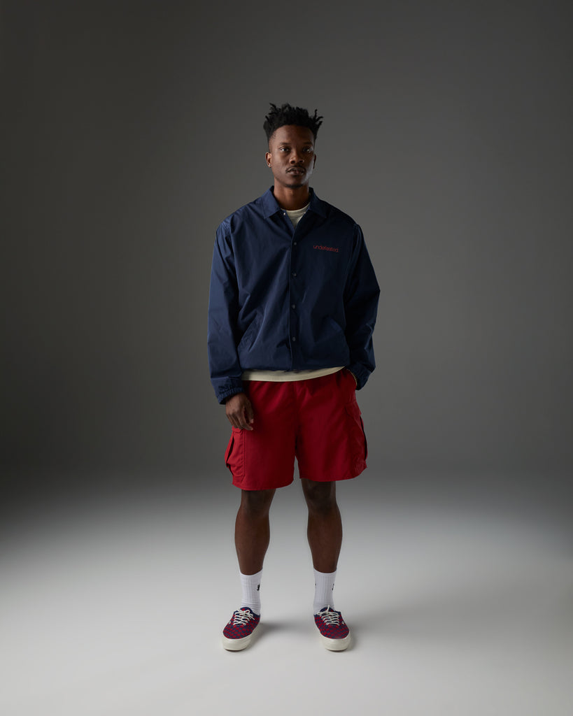 UNDEFEATED SP26 NYLON CARGO SHORT - NAVY