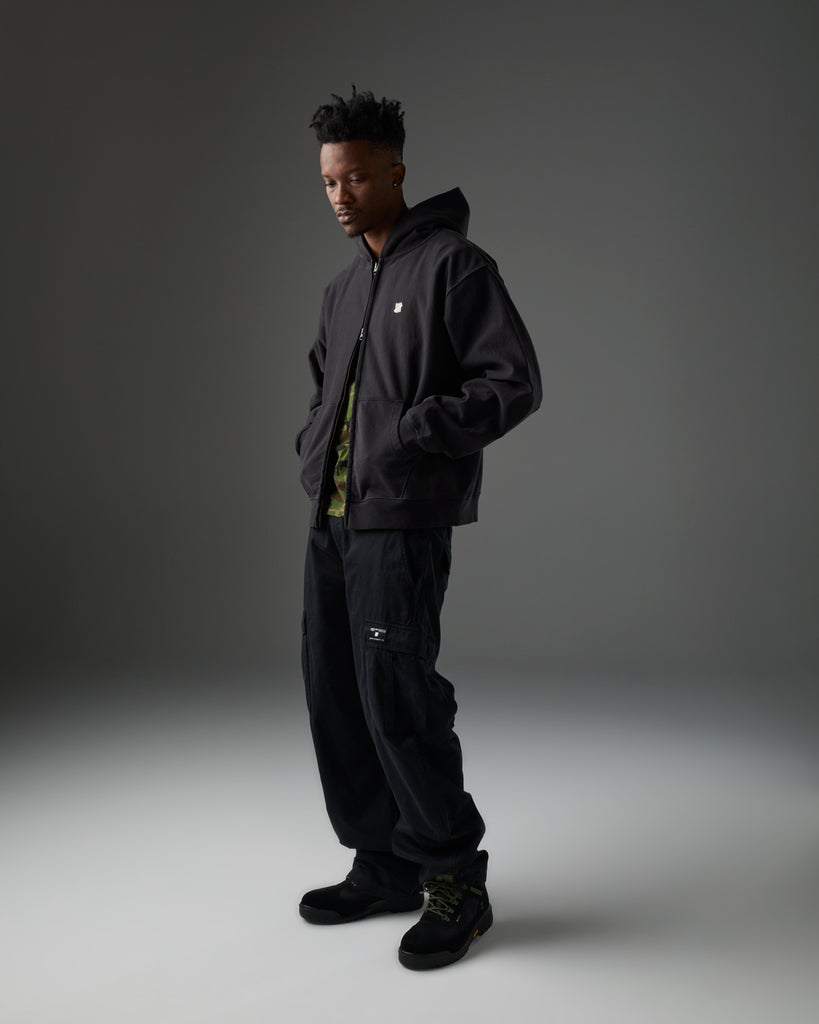 UNDEFEATED SP26 ICON ZIP HOOD - GOLD