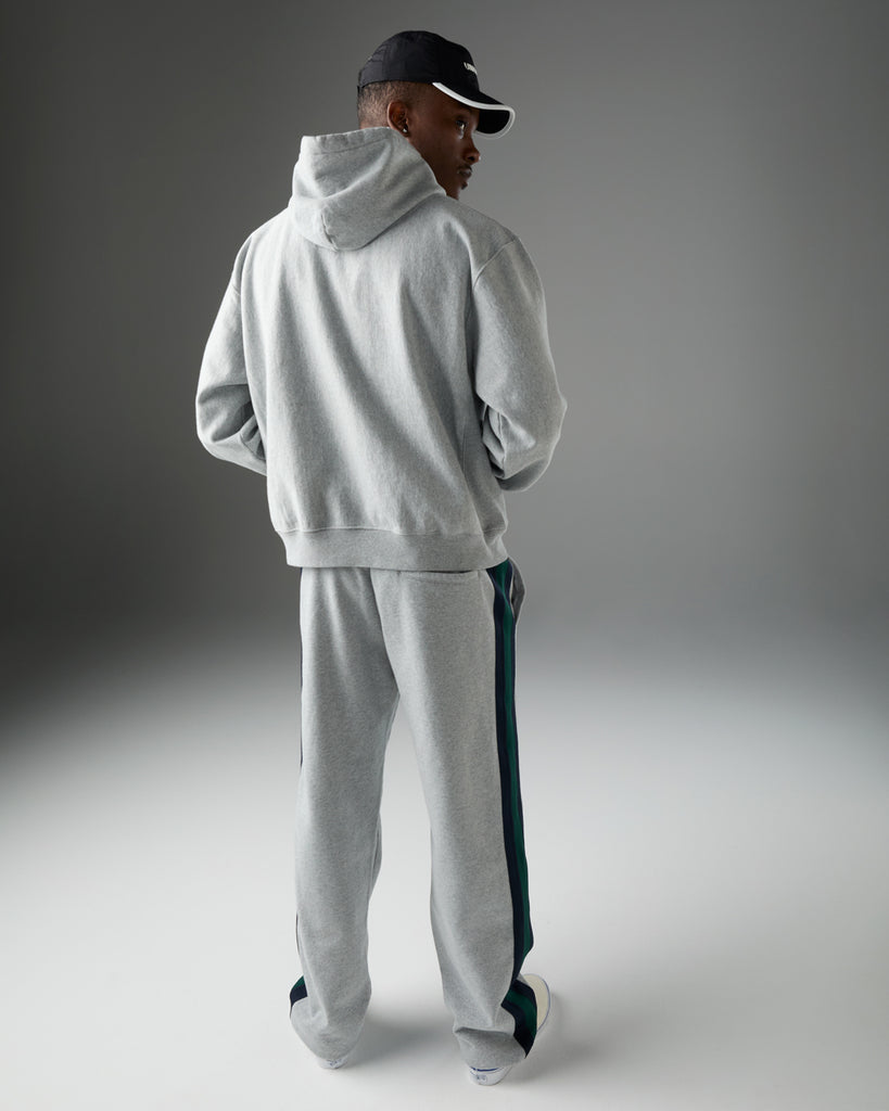 UNDEFEATED SP26 STRIPE PANT - HEATHER GREY