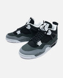 JORDAN AJ 4 RETRO - BLACK/ WHITE/ ANTHRACITE