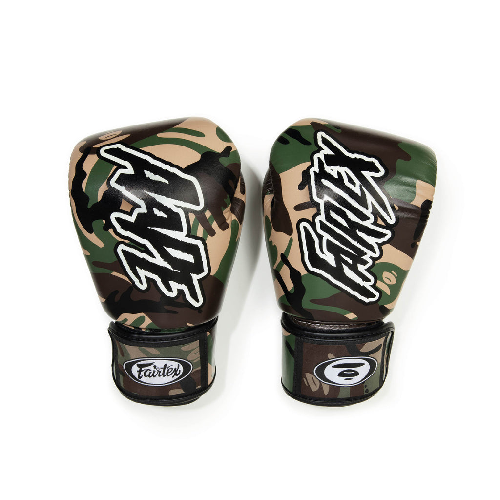 AAPE X FAIRTEX CAMO BOXING GLOVES