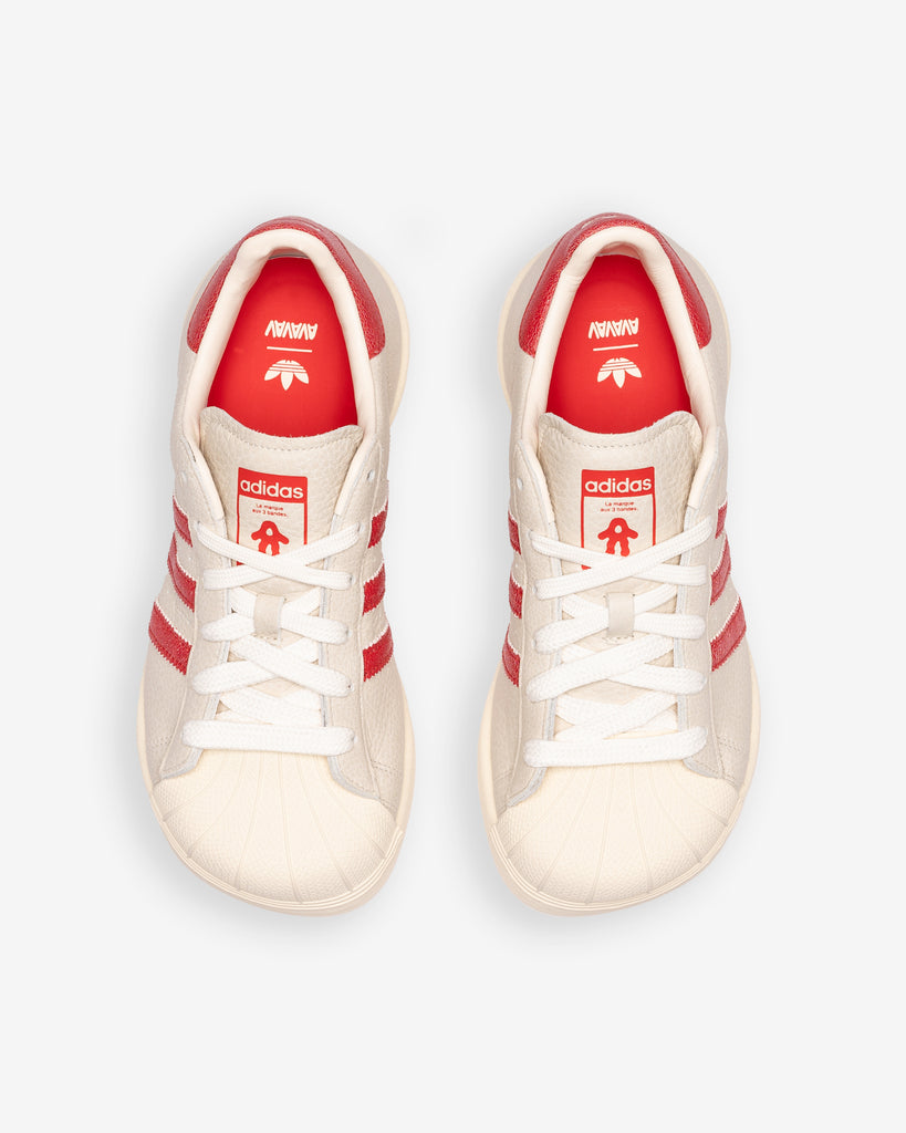 ADIDAS X AVAVAV SUPERSTAR MODIFIED-CRYWHT/SUPCOL/EASYEL