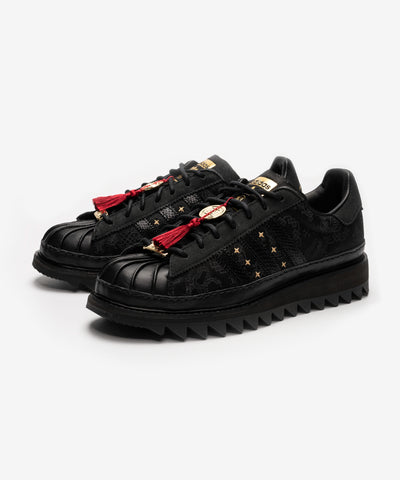 ADIDAS X CLOT SUPERSTAR LNY - CBLACK/CARBON/GOLDMT