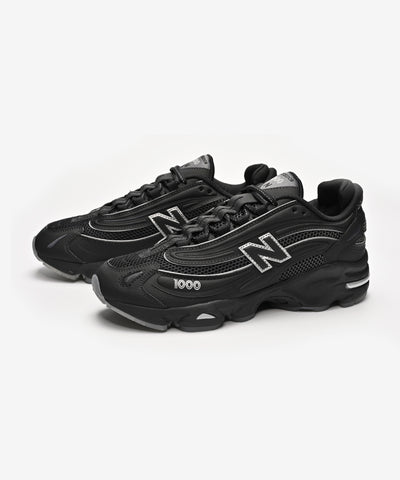 NEW BALANCE 1000 - BLACK/WHITE/SILVERMETALLIC