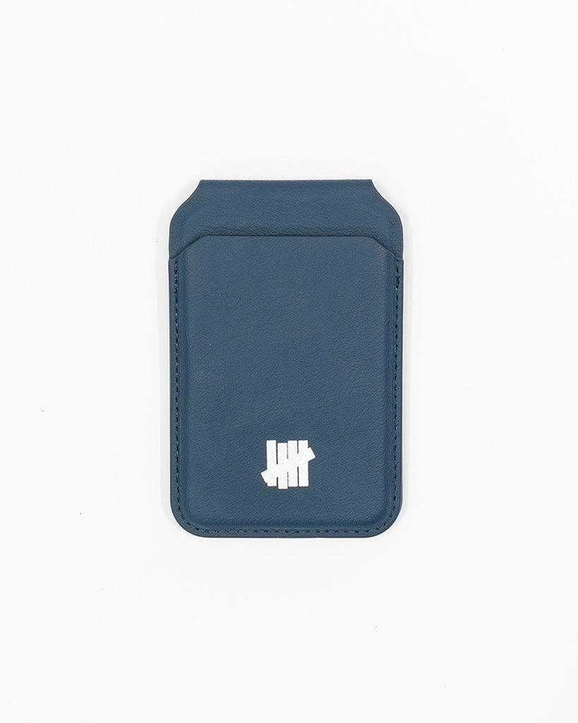 UNDEFEATED VEGAN LEATHER MAGSAFE WALLET - NAVY