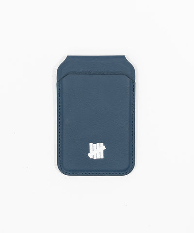 UNDEFEATED VEGAN LEATHER MAGSAFE WALLET - NAVY