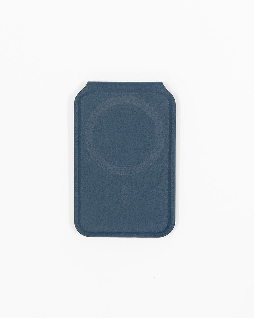 UNDEFEATED VEGAN LEATHER MAGSAFE WALLET - NAVY