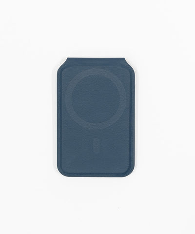 UNDEFEATED VEGAN LEATHER MAGSAFE WALLET - NAVY