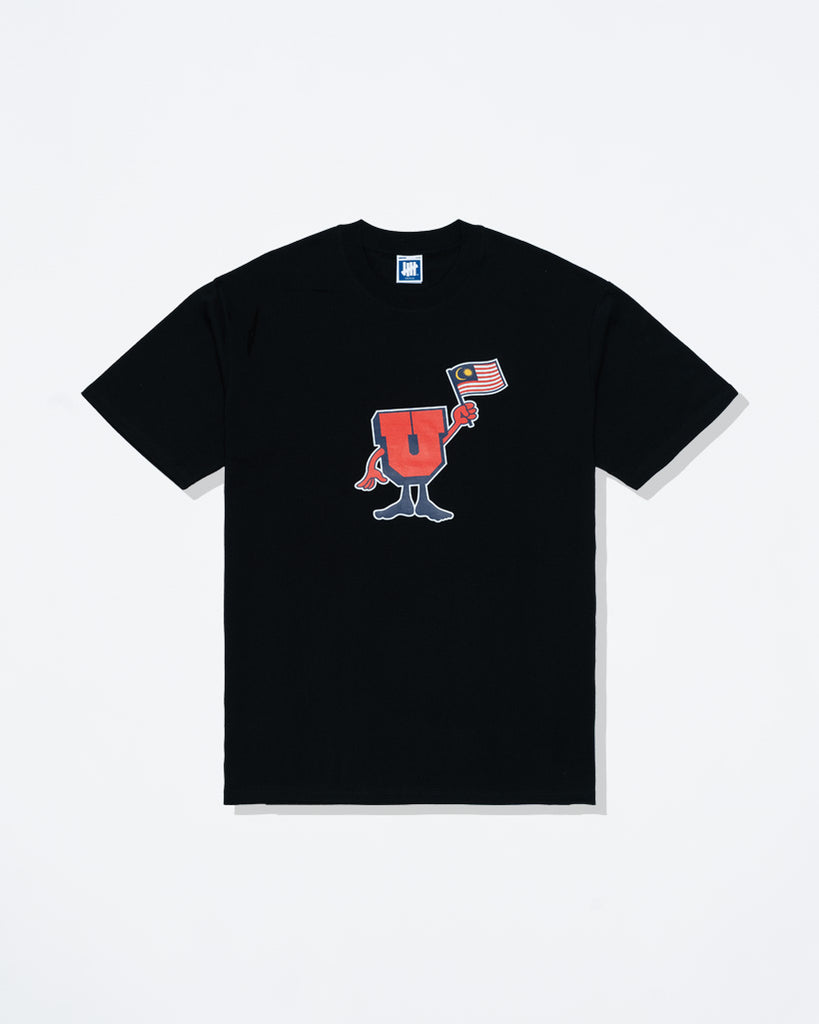 UNDEFEATED HO25 U MAN FLAG TEE - BLACK