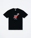 UNDEFEATED HO25 U MAN FLAG TEE - BLACK