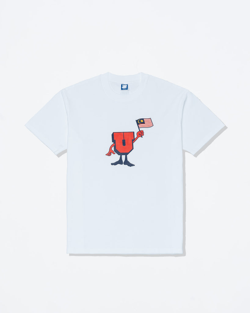UNDEFEATED HO25 U MAN FLAG TEE - WHITE