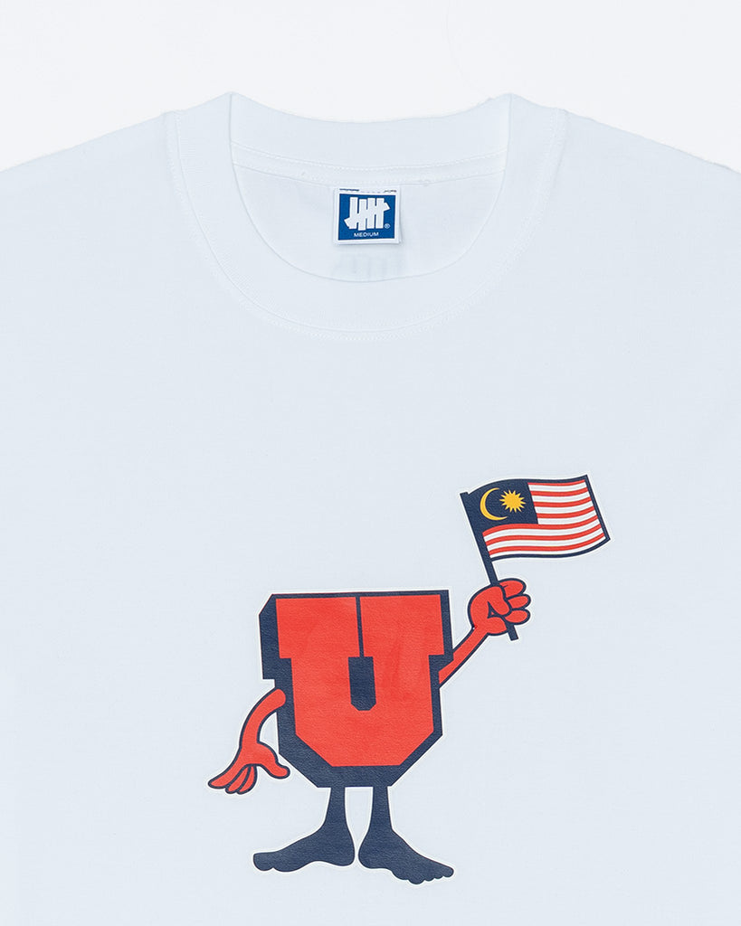 UNDEFEATED HO25 U MAN FLAG TEE - WHITE
