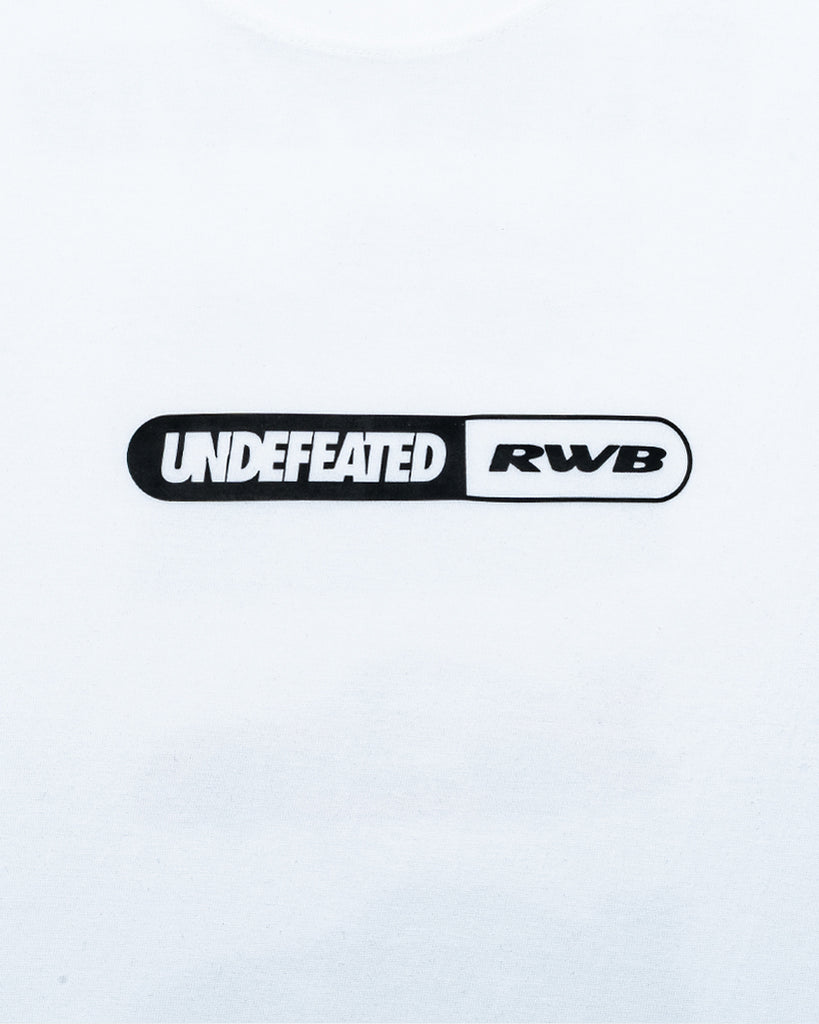 UNDEFEATED SP26 X RWB S/S TEE - WHITE