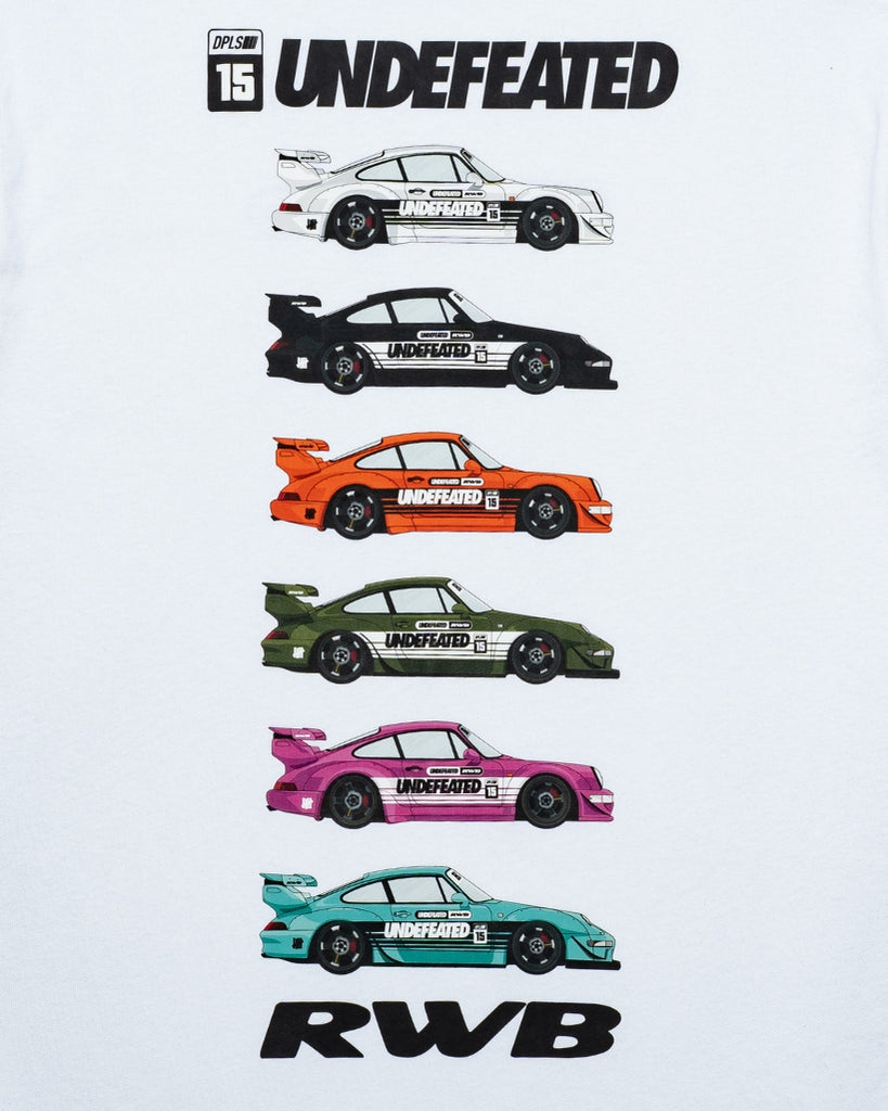 UNDEFEATED SP26 X RWB S/S TEE - WHITE