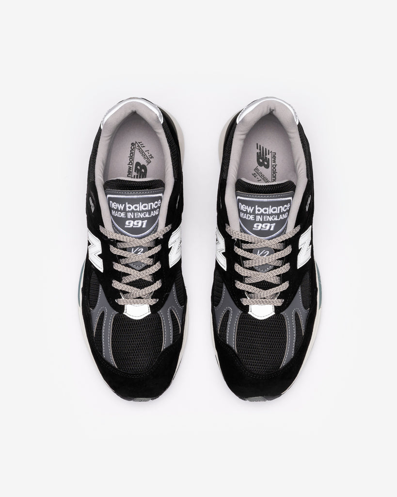 NEW BALANCE 'MADE IN UK' 991v2 - BLACK/SMOKED PEARL