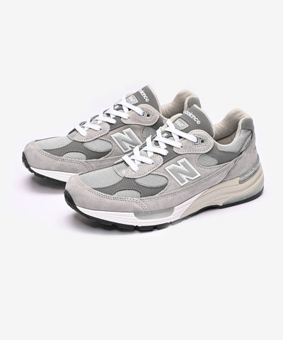 NEW BALANCE 'MADE IN USA' 992 - GREY SILVER METALLIC