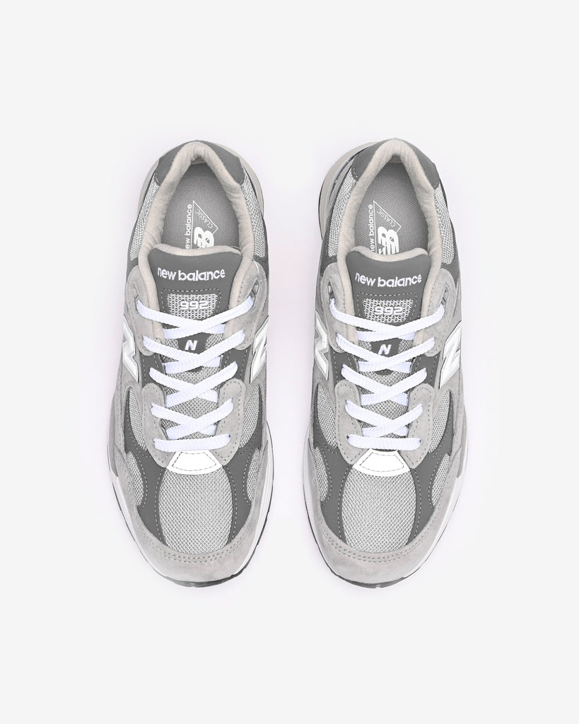 NEW BALANCE 'MADE IN USA' 992 - GREY SILVER METALLIC