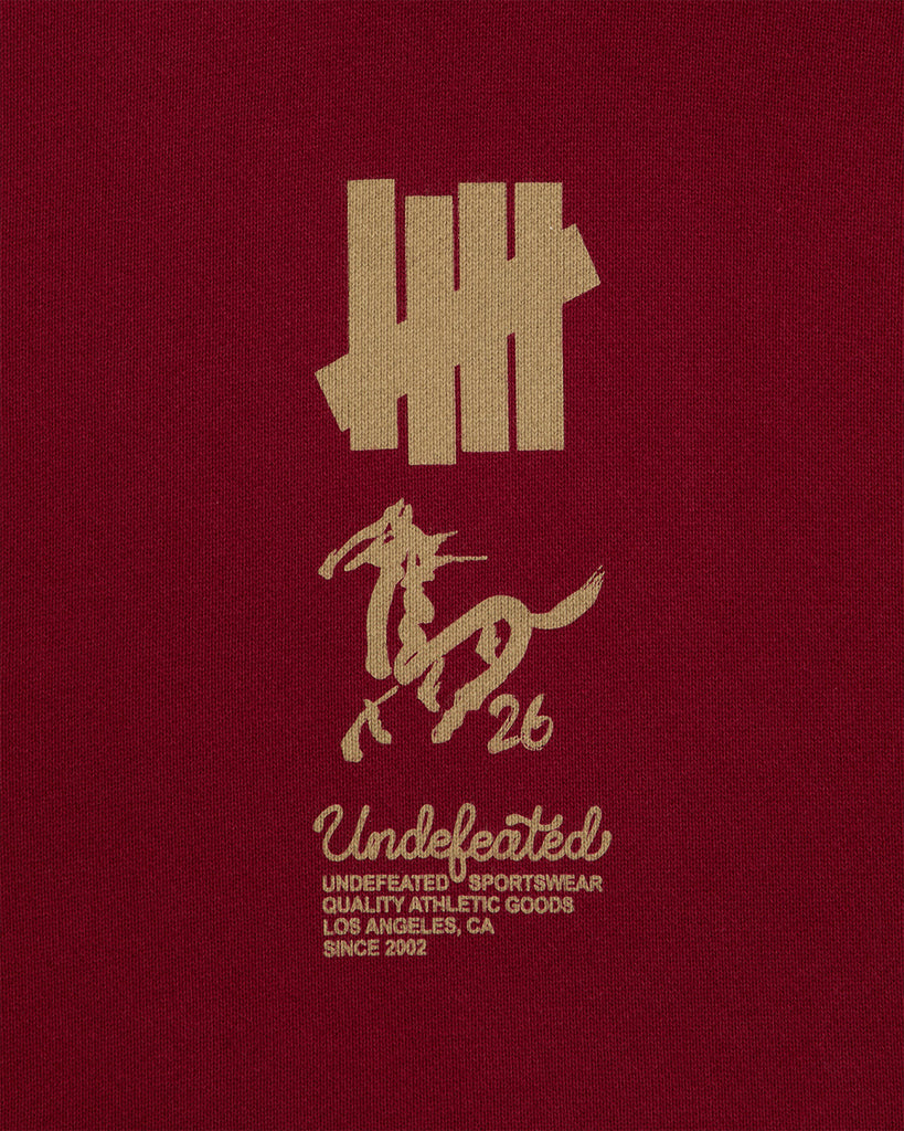 UNDEFEATED SP26 CNY HOODIE - RED
