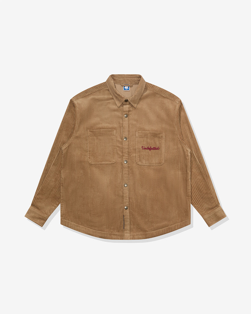 UNDEFEATED SP26 CNY CORDUROY SHIRT - CREAM