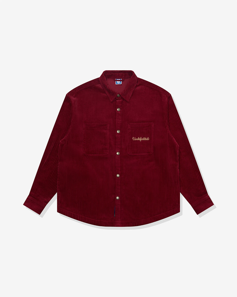 UNDEFEATED SP26 CNY CORDUROY SHIRT - RED