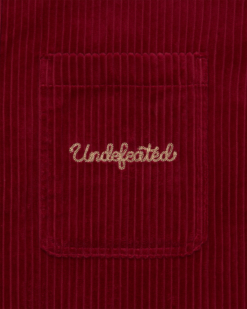 UNDEFEATED SP26 CNY CORDUROY SHIRT - RED