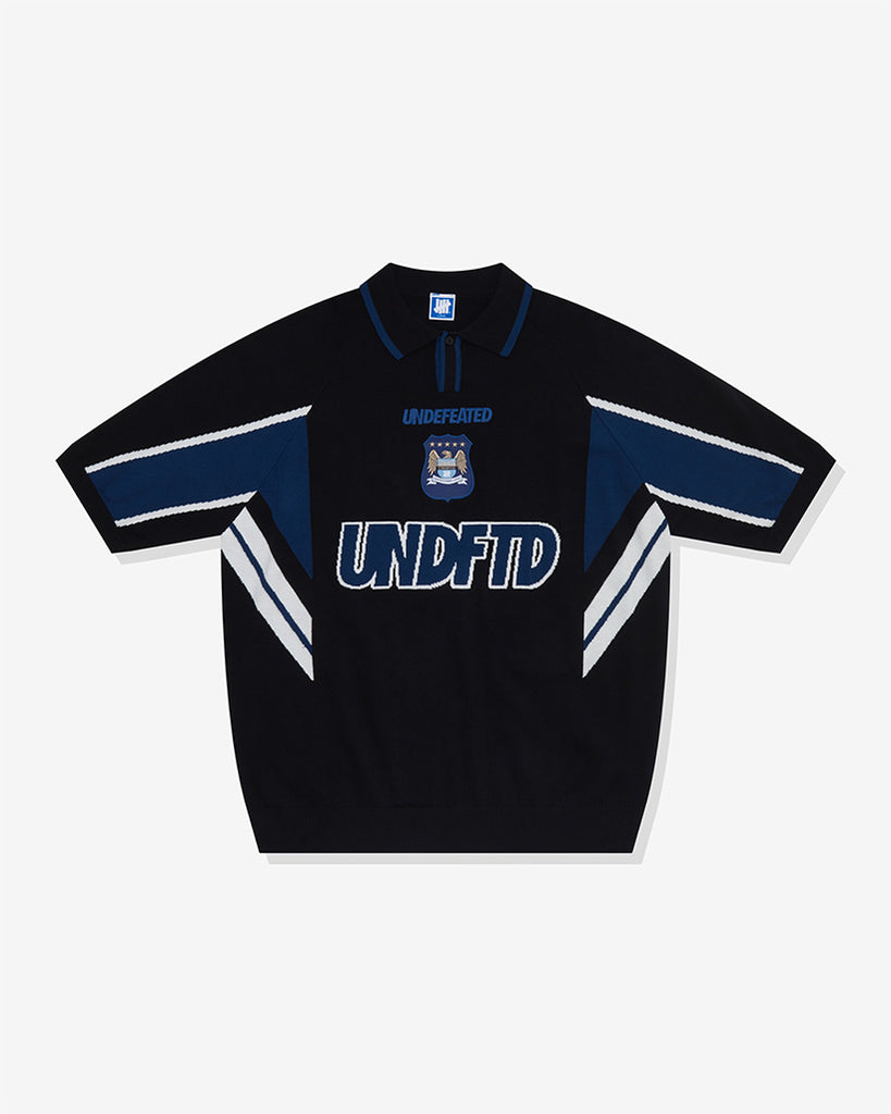 UNDEFEATED HO25 S/S KNIT POLO SHIRT - BLACK