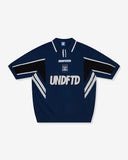 UNDEFEATED HO25 S/S KNIT POLO SHIRT - BLUE