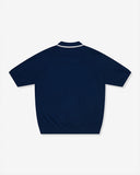 UNDEFEATED HO25 S/S KNIT POLO SHIRT - BLUE