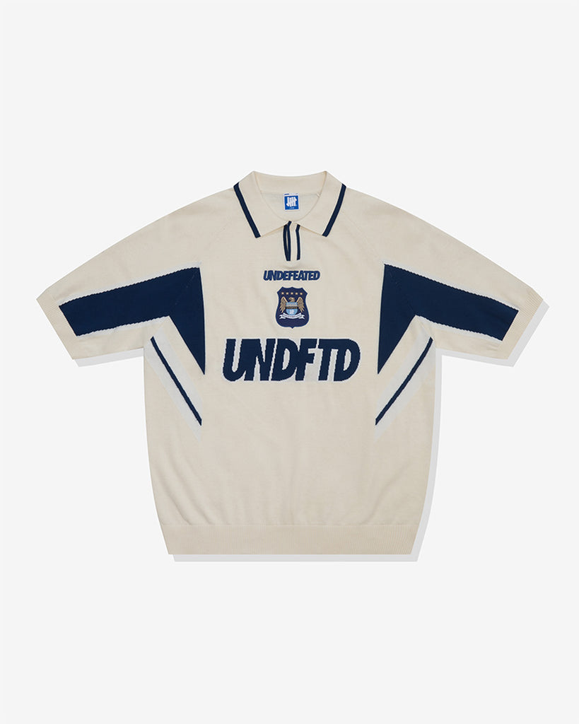 UNDEFEATED HO25 S/S KNIT POLO SHIRT - IVORY